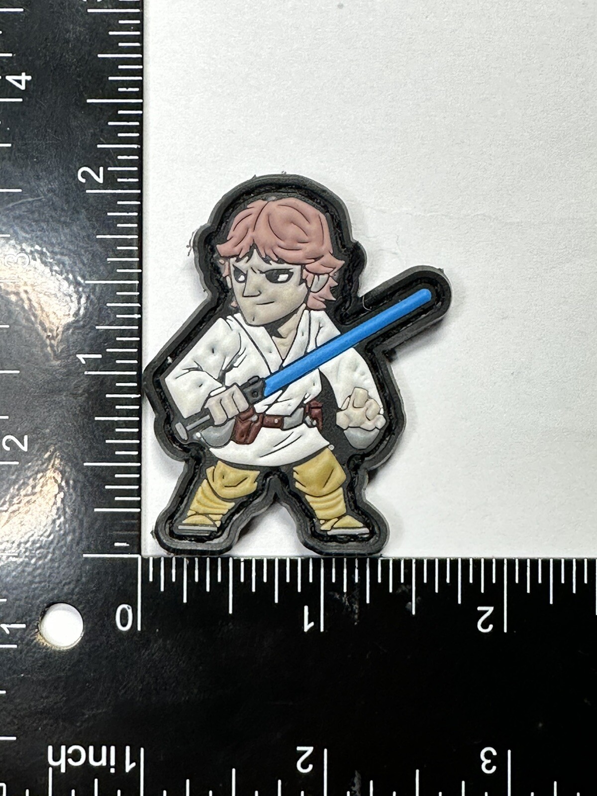 Luke Skywalker pvc rubber morale ranger eye star wars patch Edc