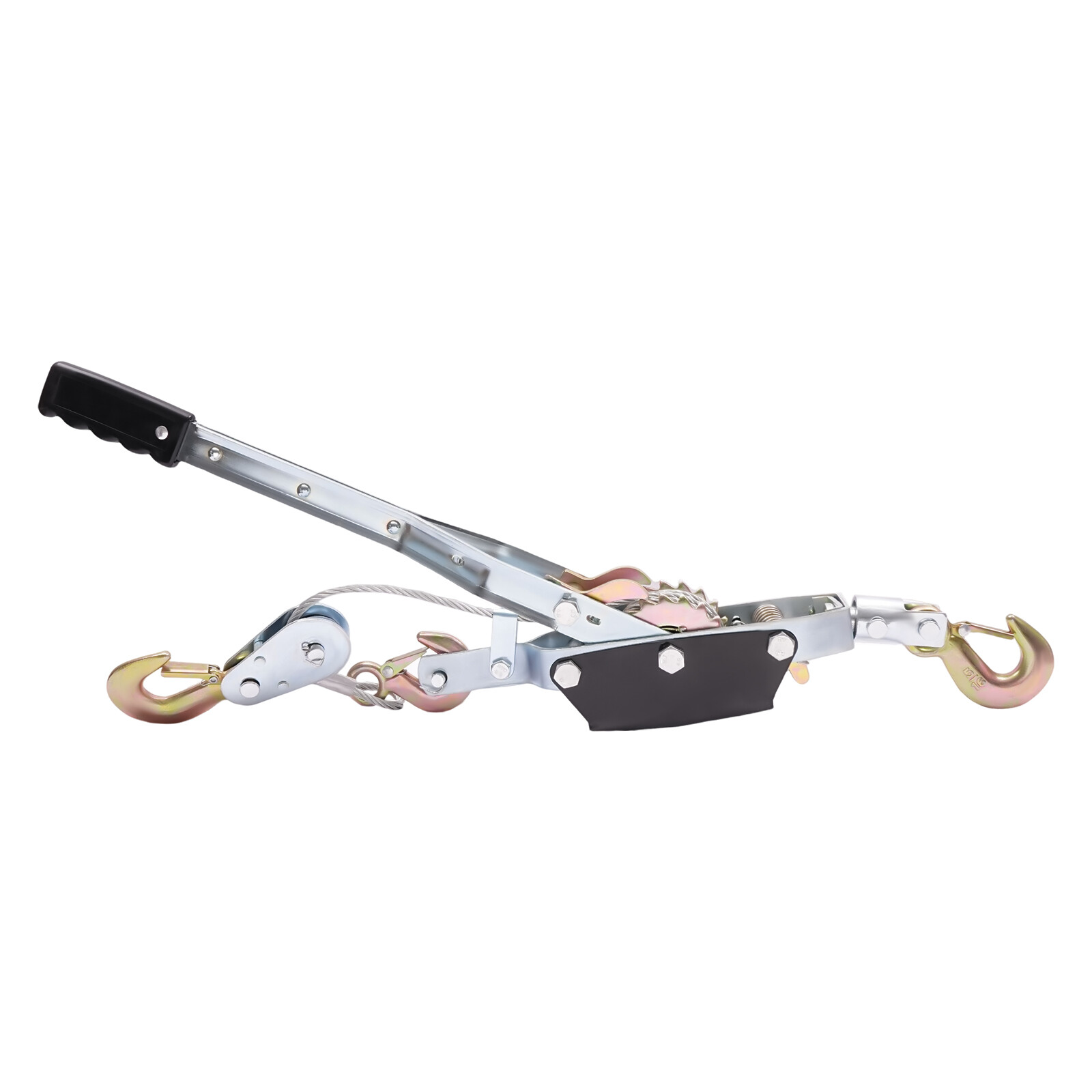 Puller Tightener Heavy Duty Cable Winch Power Puller with Hooks 5 Tons /11023lbs