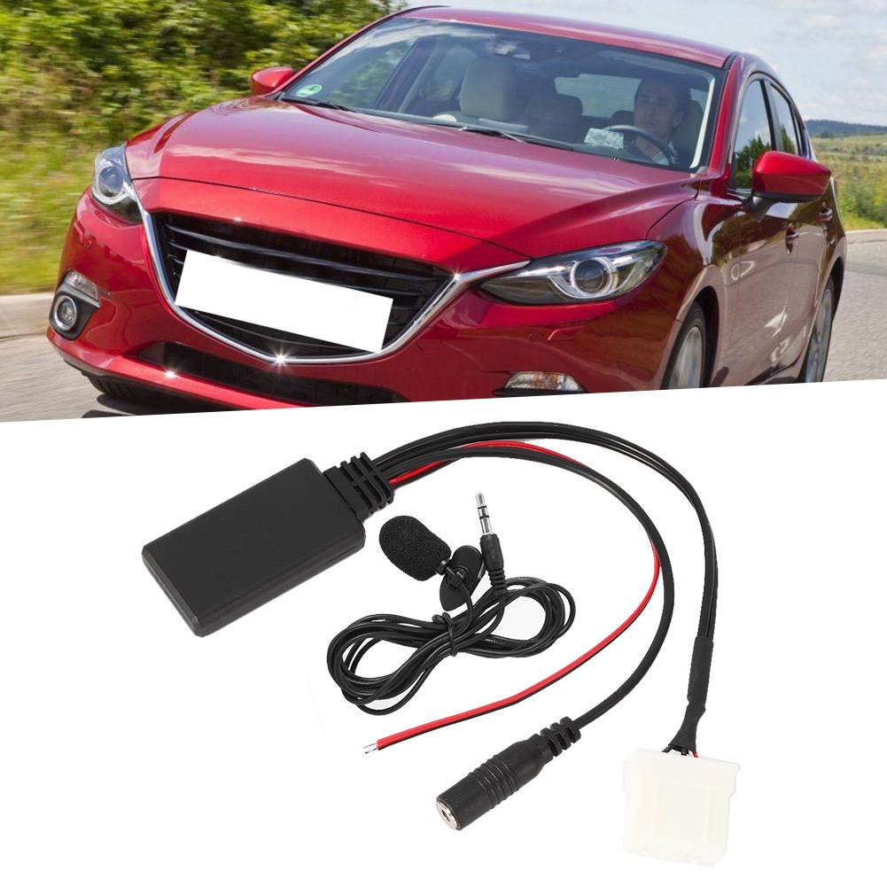 AUXin Cable Adapter Car Bluetooth5.0 Microphone For 2 3 5 6 RX8