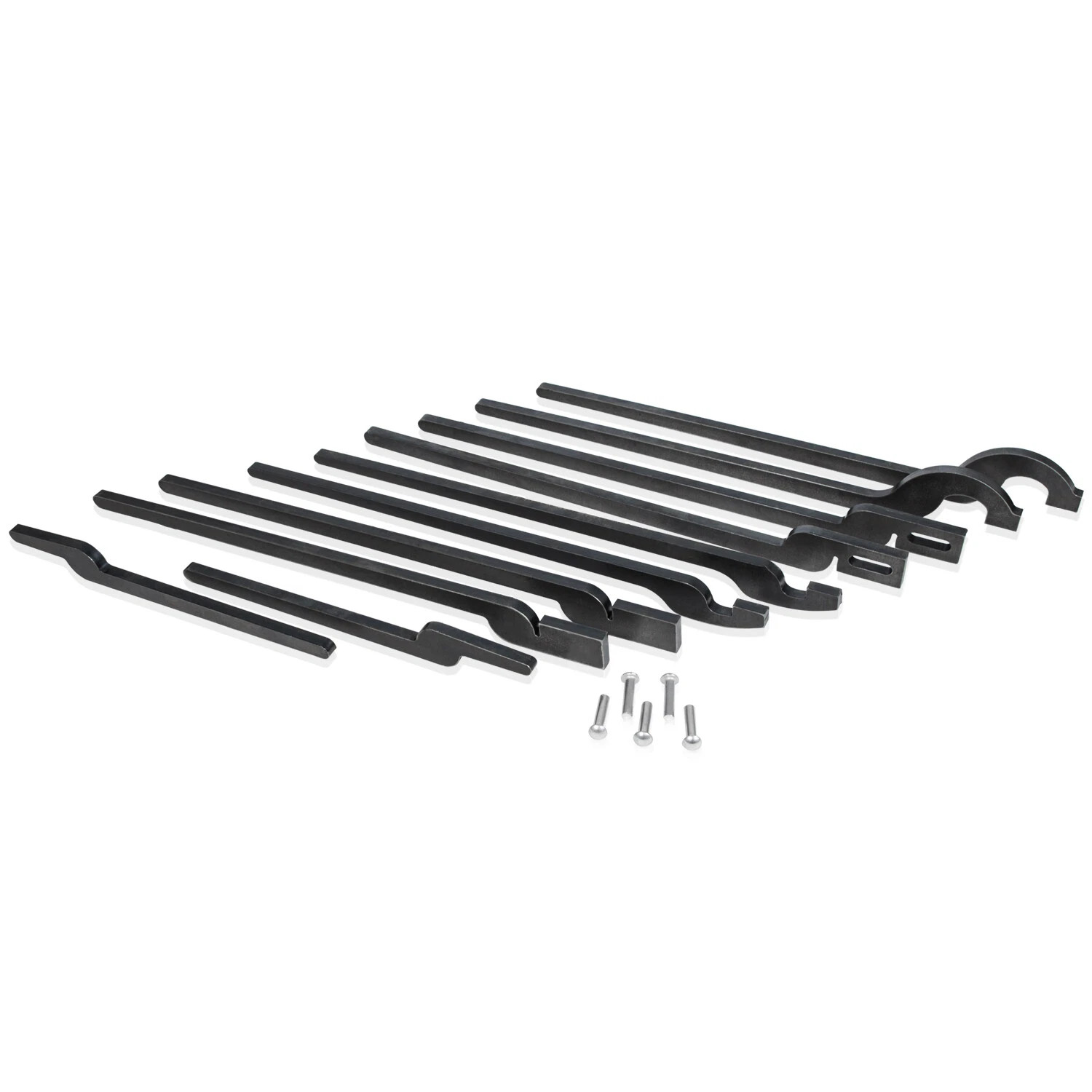 5 types DIY Rapid Tongs Bundle Set with Rivets for Blacksmith or Beginners