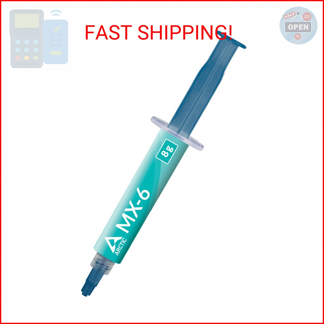 ARCTIC MX-6 (8 g) - Ultimate Performance Thermal Paste for CPU, Consoles, Graphi