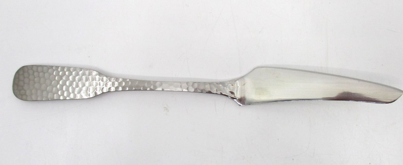 TOWLE / SUPREME STAINLESS TWS165/ FORGE (Hammered)MASTER BUTTER KNIFE-7 1/2 " 7P