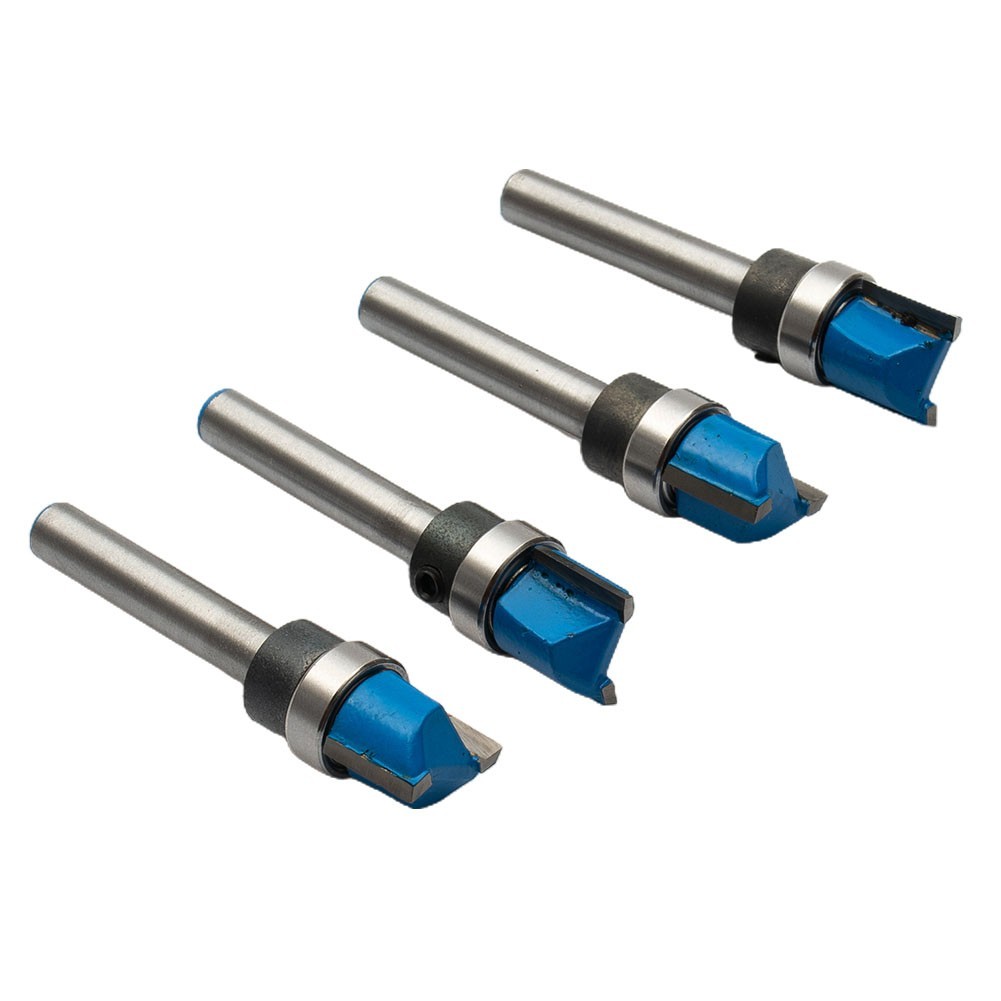 4x1/4 shank Flush Cutter,Copy Cutter,Router Cutter,Groove Cutter,Rod Cutte Set