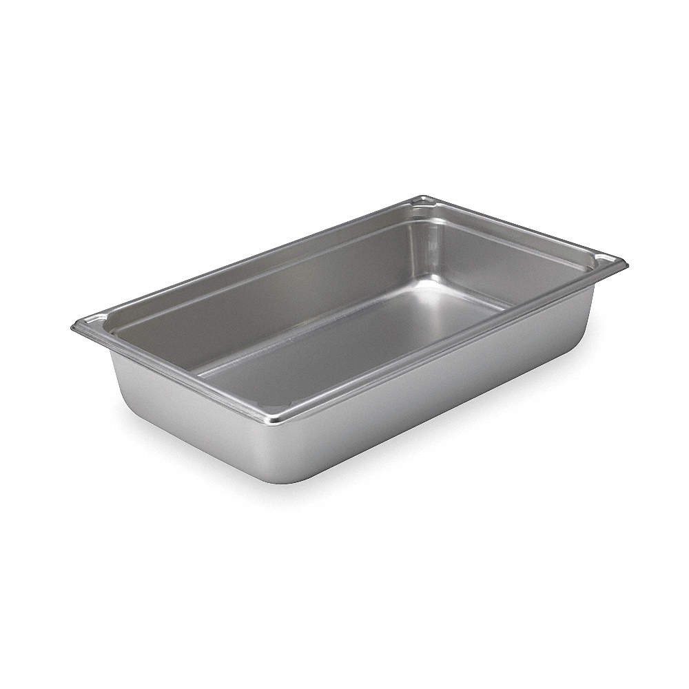 VOLLRATH 30025 Transport Steam Table Pan,Full Size 4NDK9