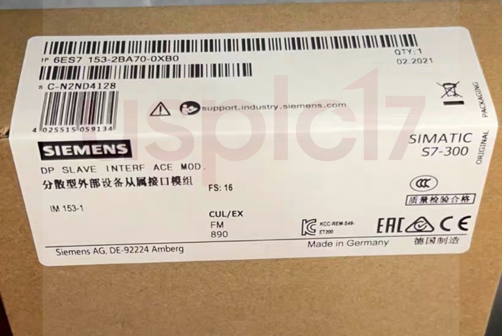 NEW Siemens 6ES7 153-2BA70-0XB0 6ES7153-2BA70-0XB0