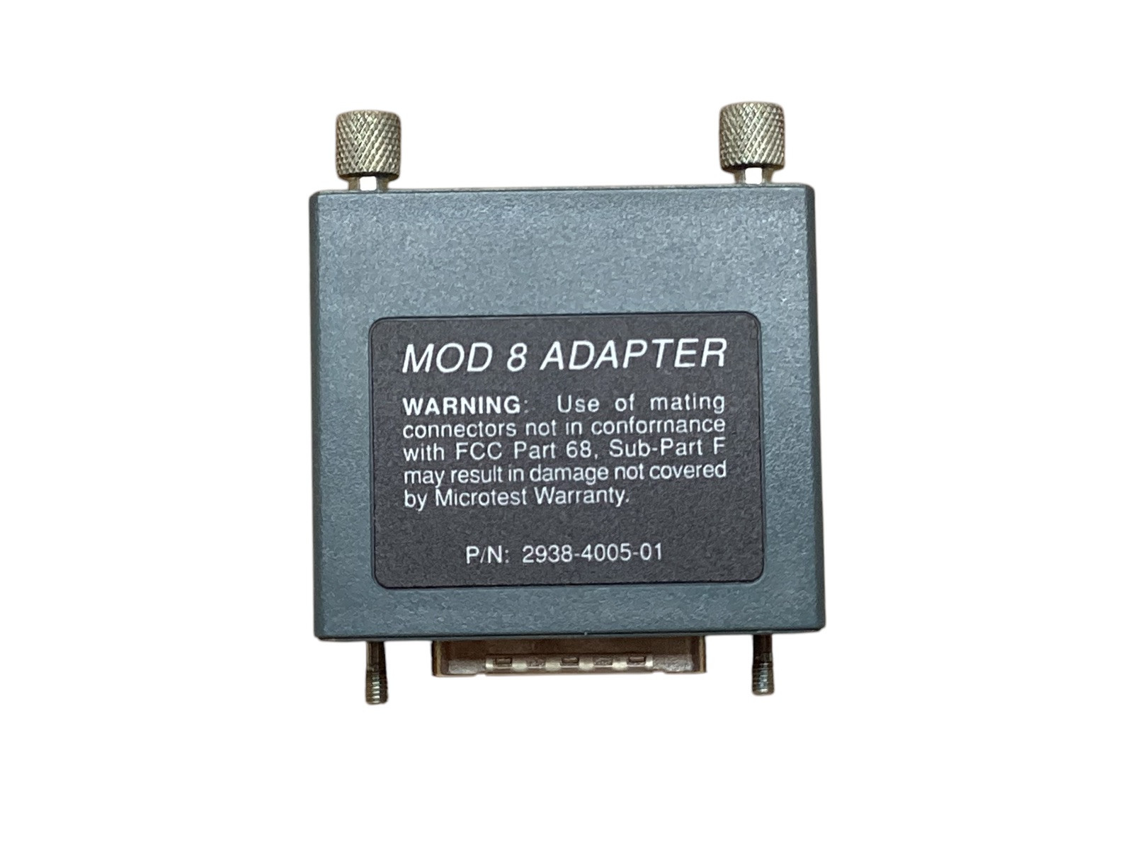 MICROTEST PENTA SCANNER~MOD 8 SCANNER~Part Number 2938-4005-01