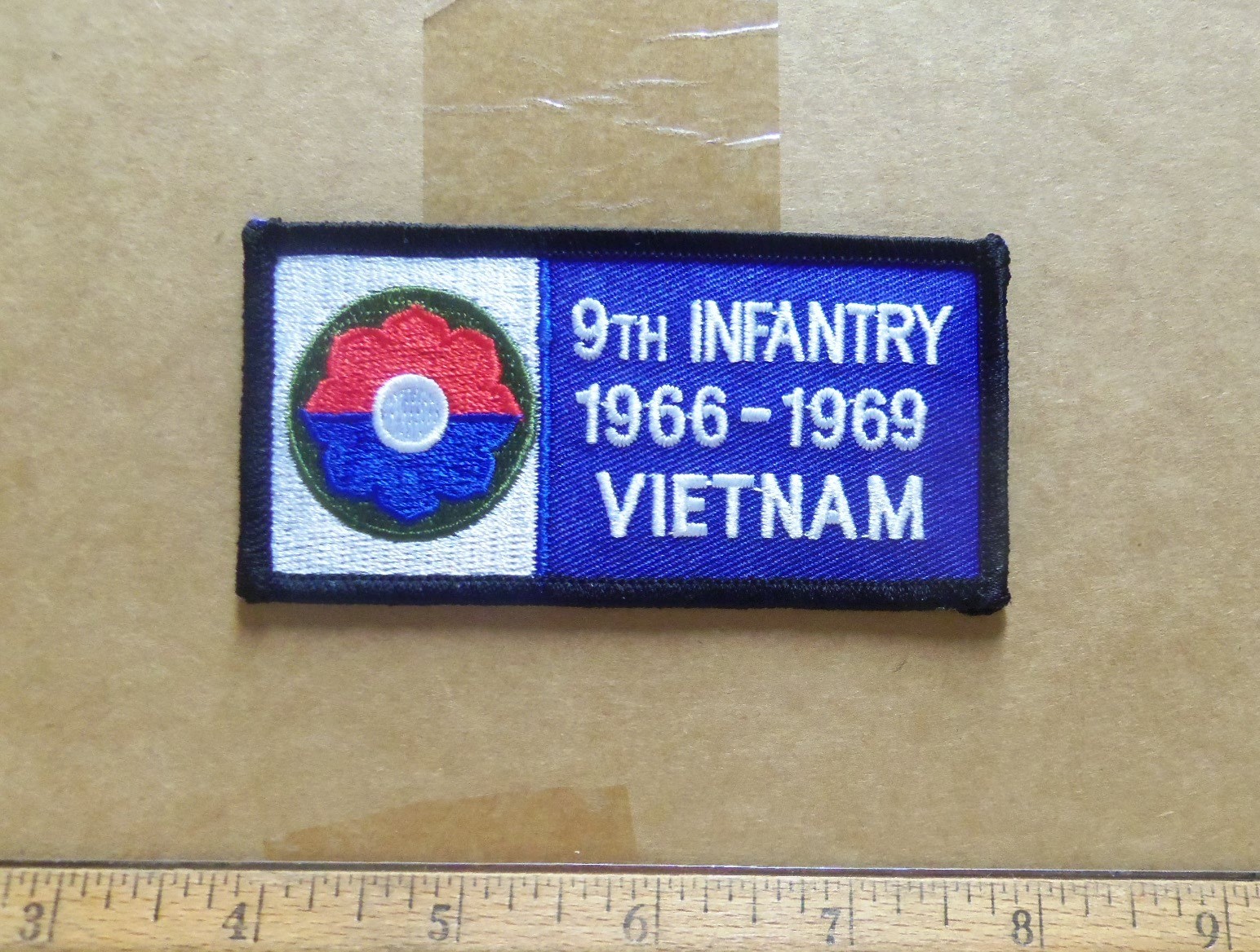 US Army - 9th Infantry Division 1966 - 1969 Vietnam Embroidered Patch
