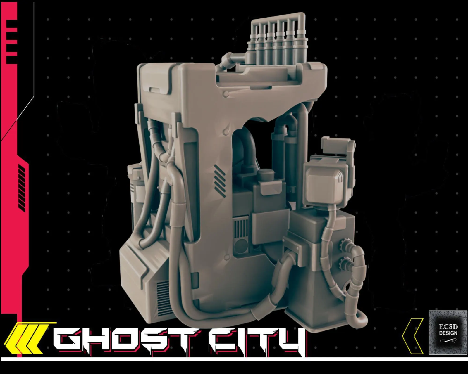 Computer Terminal C - Cyberpunk/Sci-Fi - 28 or 32mm - Ghost City