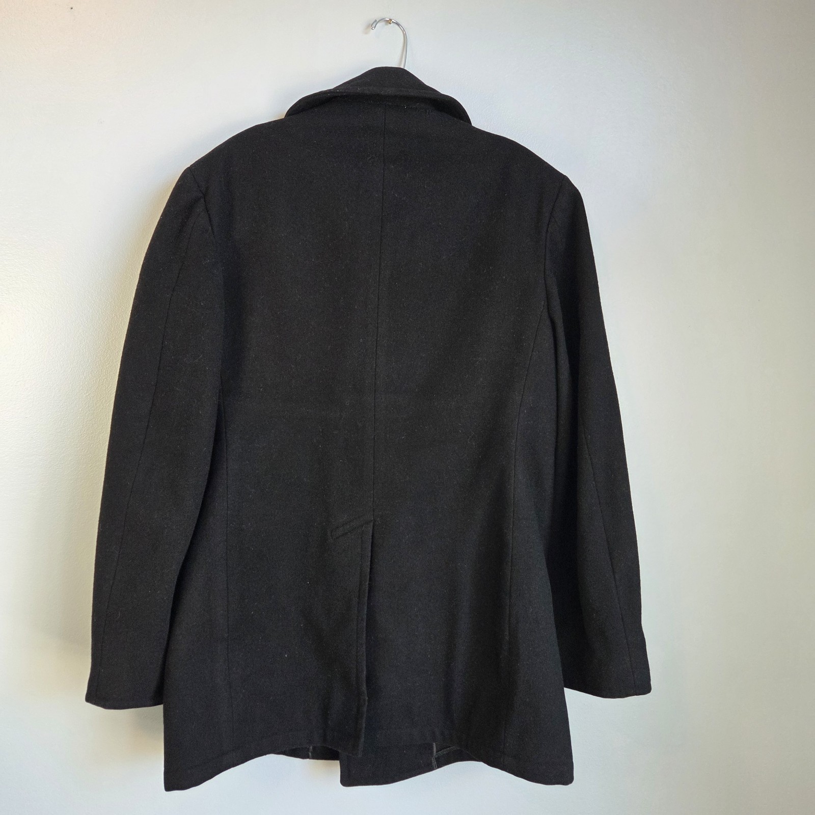 Authentic U.S. Navy Enlisted Peacoat 40L Military Issue 100% Wool