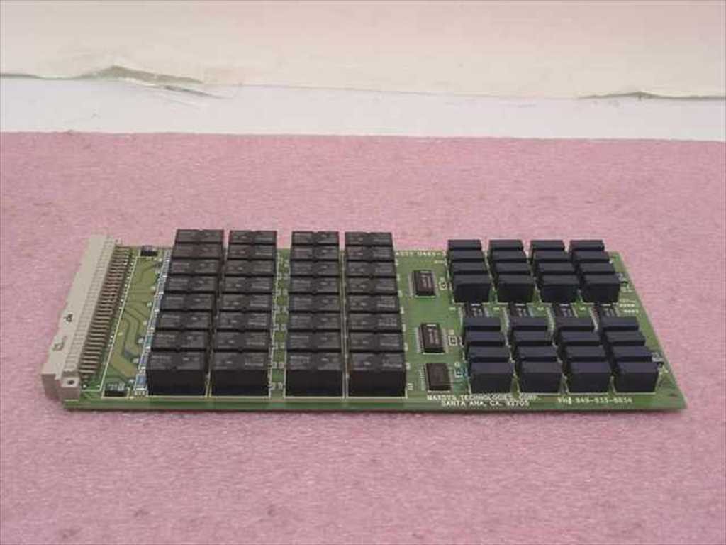Maxsys Technologies 0465-3700-3-001 Relay Board Card Module PCB