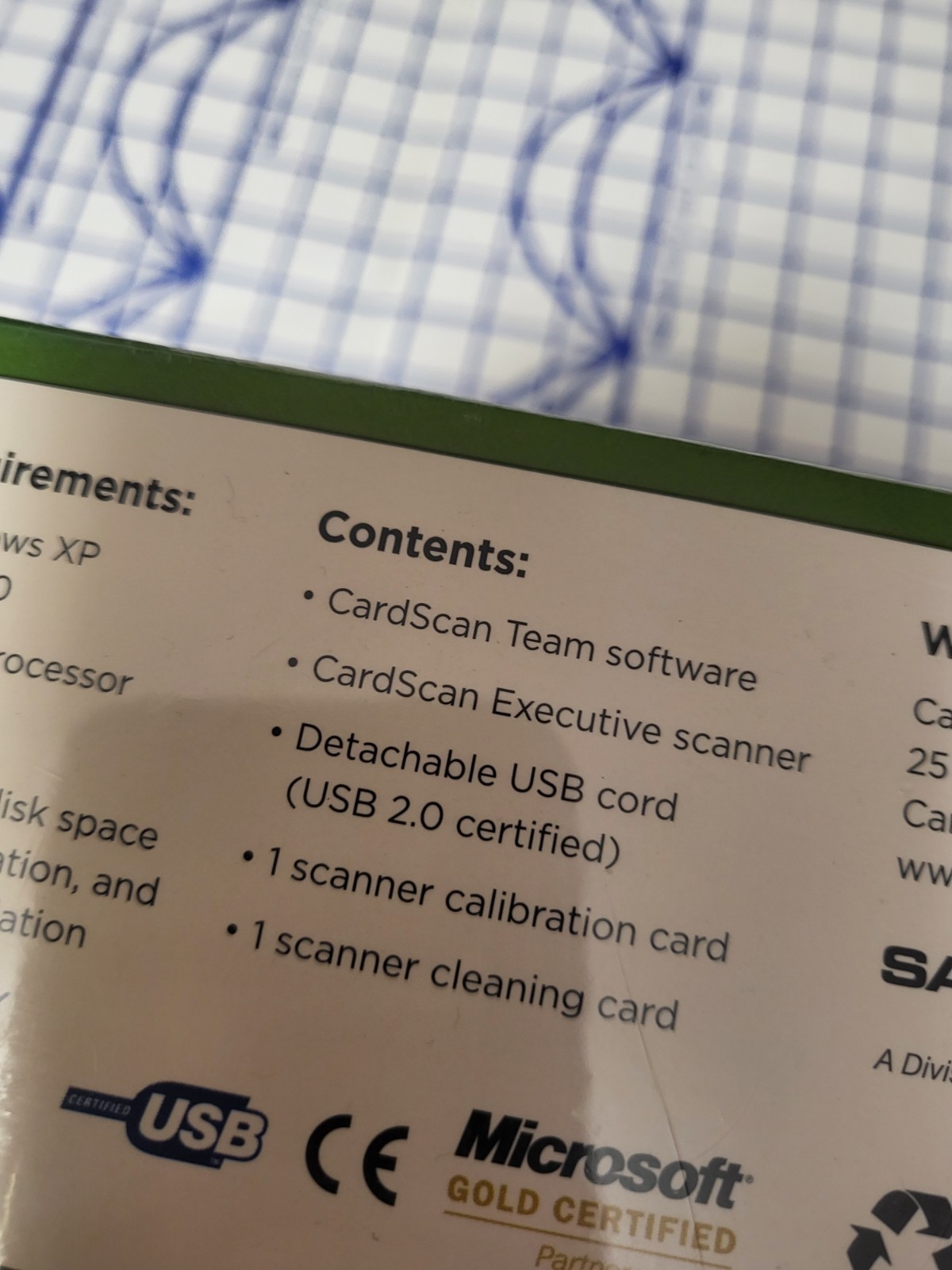 CardScan Team CSTA08280ENG CS Team Version 8.0 New Sealed