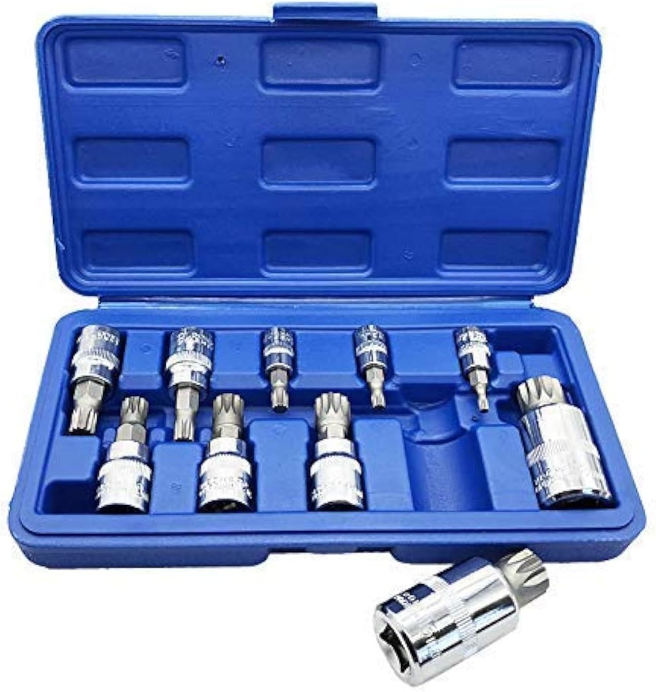 XZN Triple Square Spline Bit Socket Set 12 Point Tamper Proof 1/2 One Size