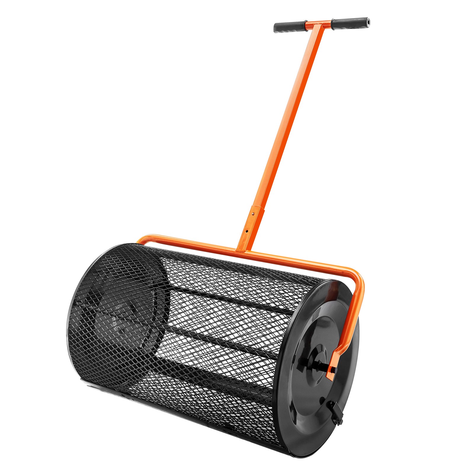 Compost Spreader Peat Moss Spreader 24" Wide 24.4-26.4" Height Adjustable
