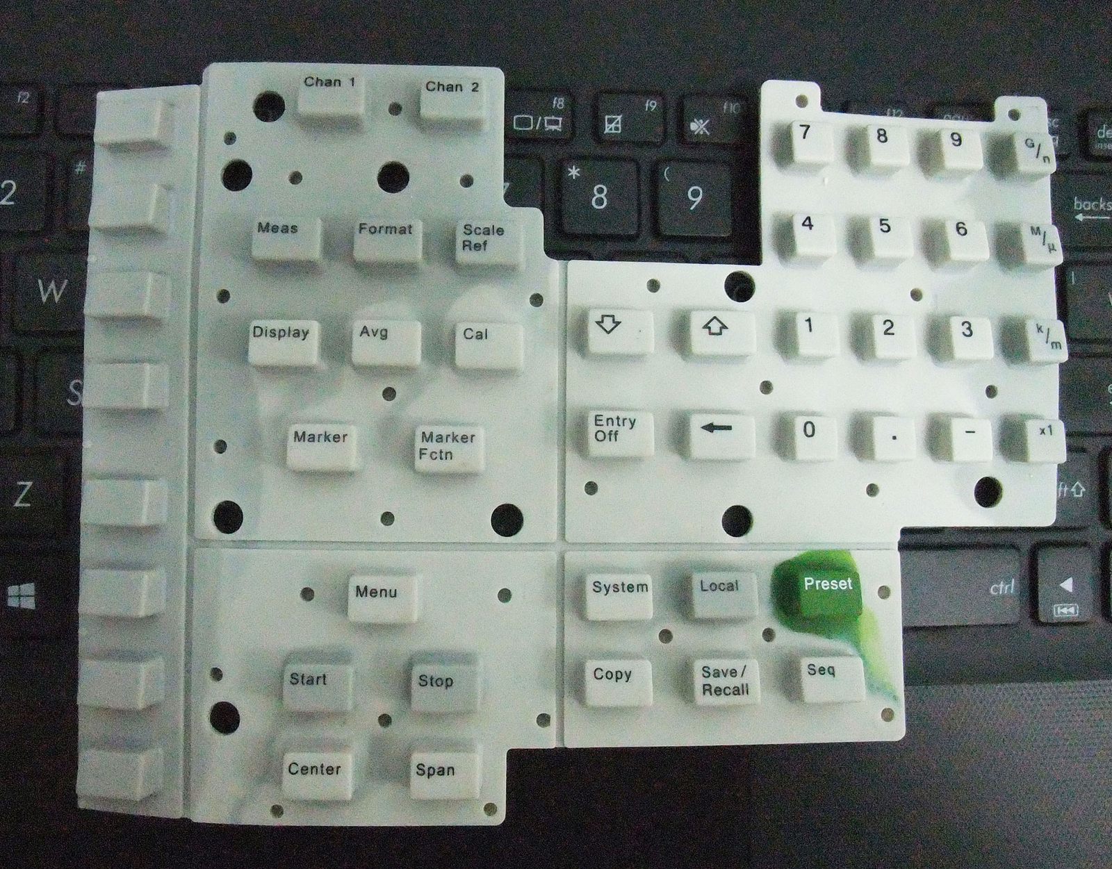Press Keypad Accessory for HP Agilent 8753E Network Analyzer