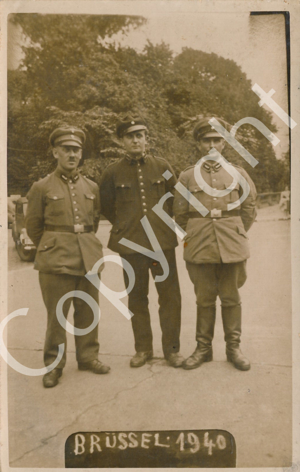 Foto WK2 Soldiers In Brussels X51