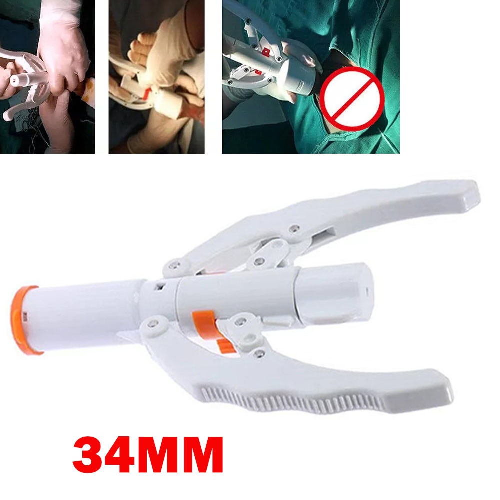 1X 34mm Disposable Foreskin Stapler Device Circumcision Manual Reliable quality