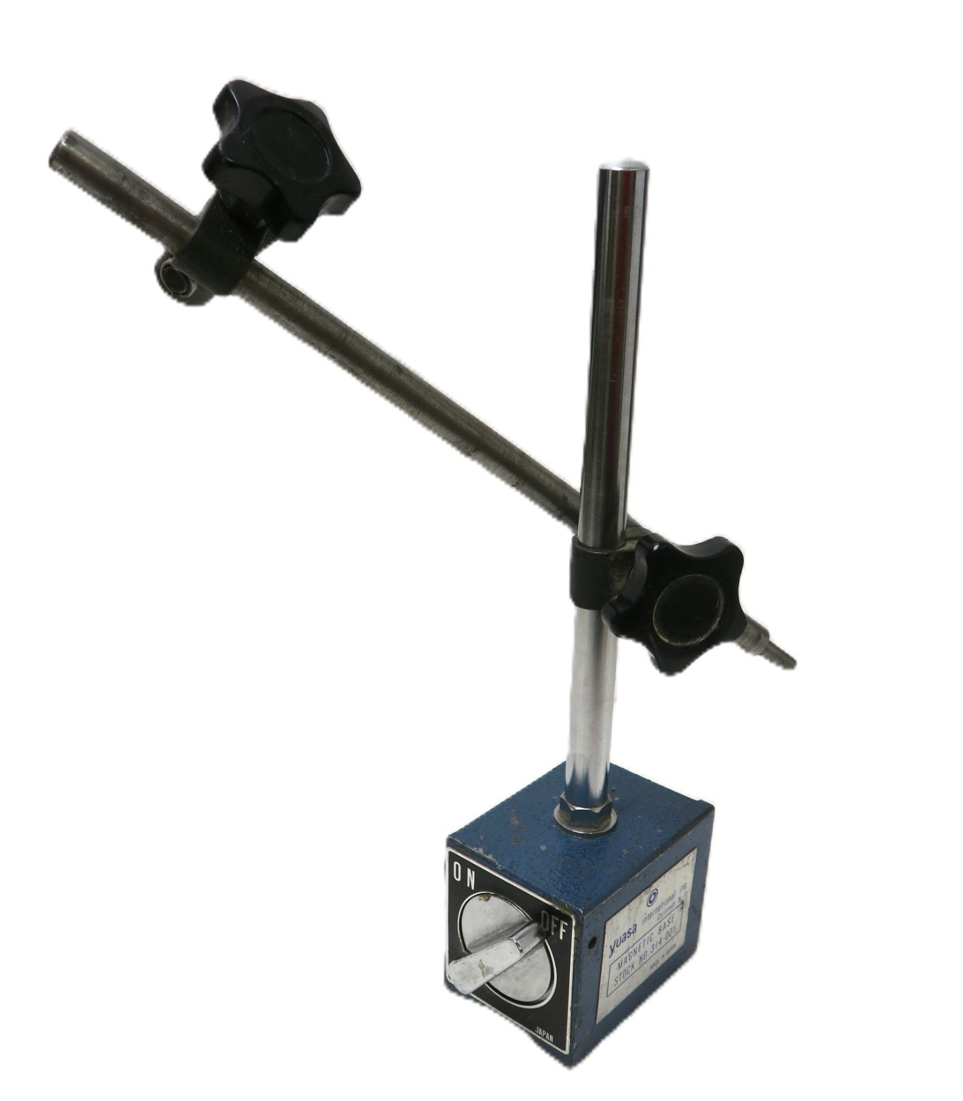 YUASA 314-001 Magnetic Base Dial Indicator Stand Japan Pre Owned