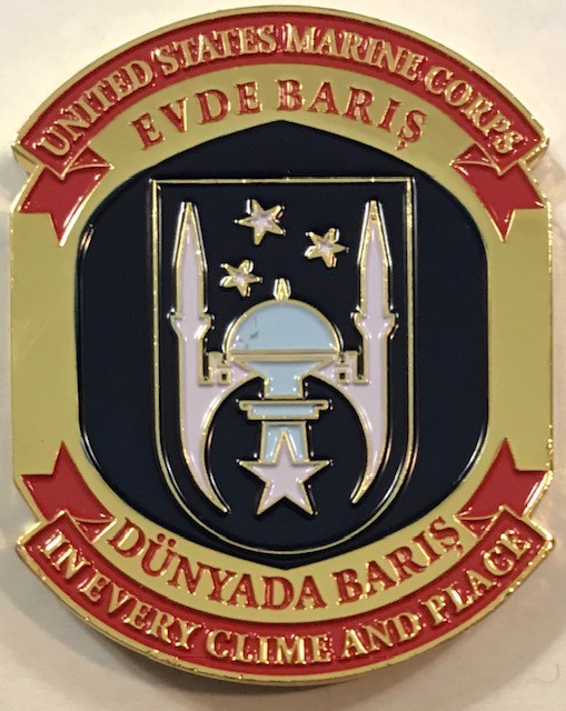 MSG Det Marine Security Guard Detachment Ankara, Turkey Challenge Coin