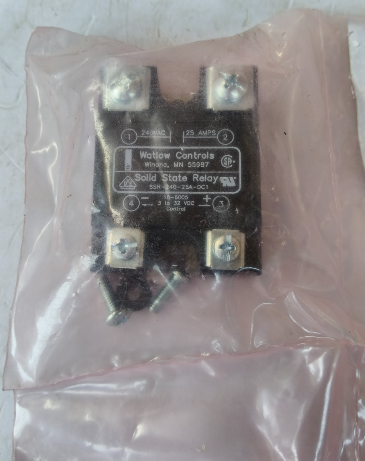 WATLOW SSR-240-25A-DC1 SOLID STATE RELAY