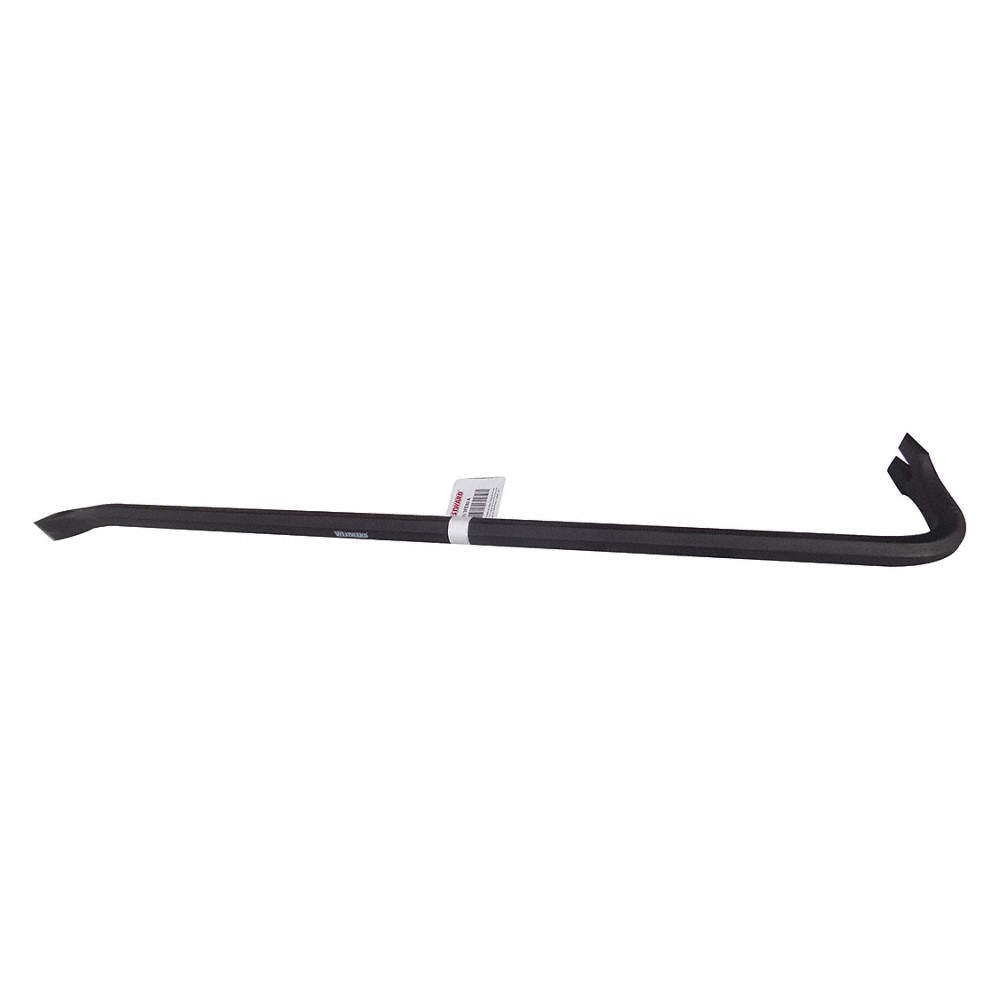 WESTWARD 3FE90 Gooseneck Wrecking Bar,24 In,3/8 In Dia PK 6