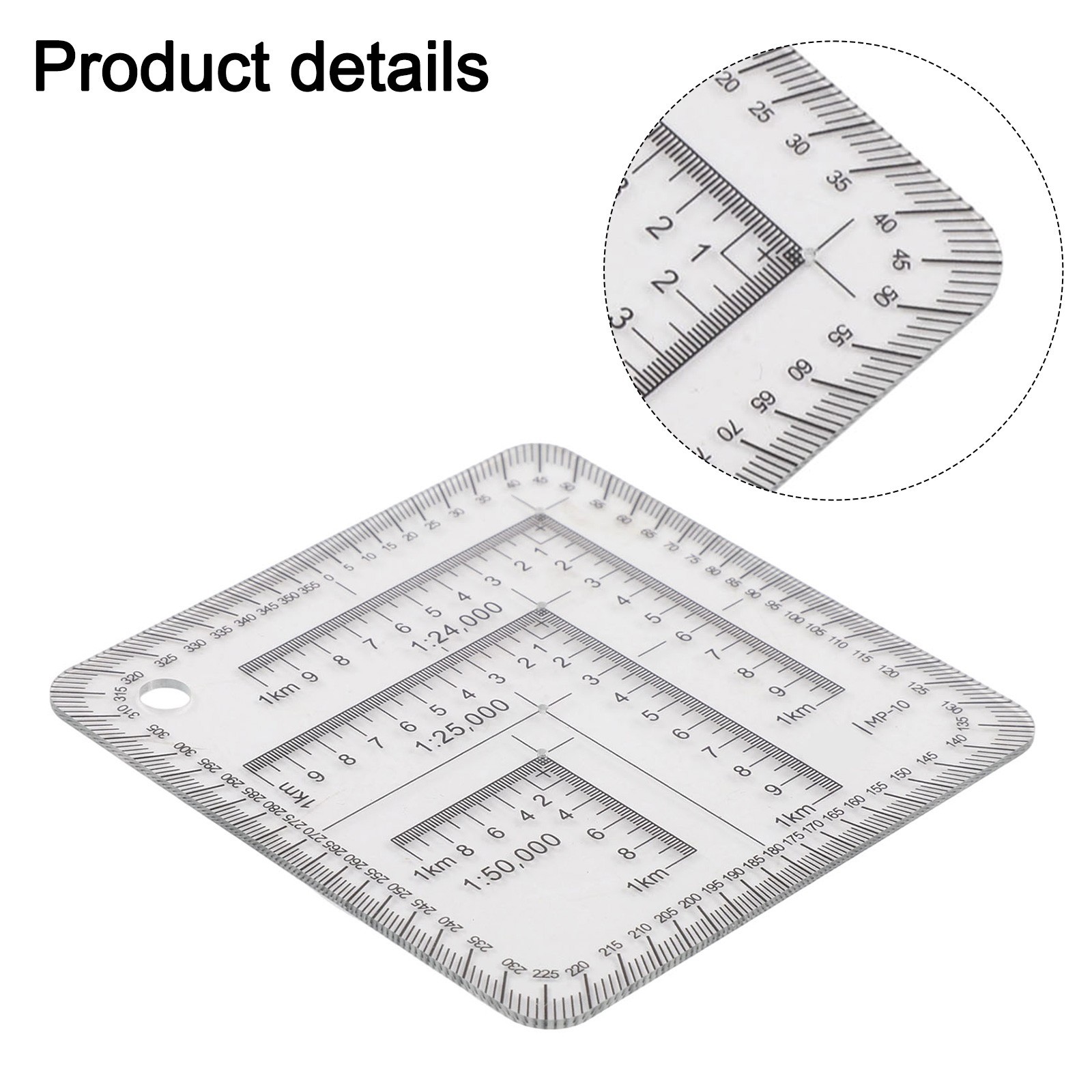 Lightweight 7cm Coordinate Ruler for Geographical Learning Applications