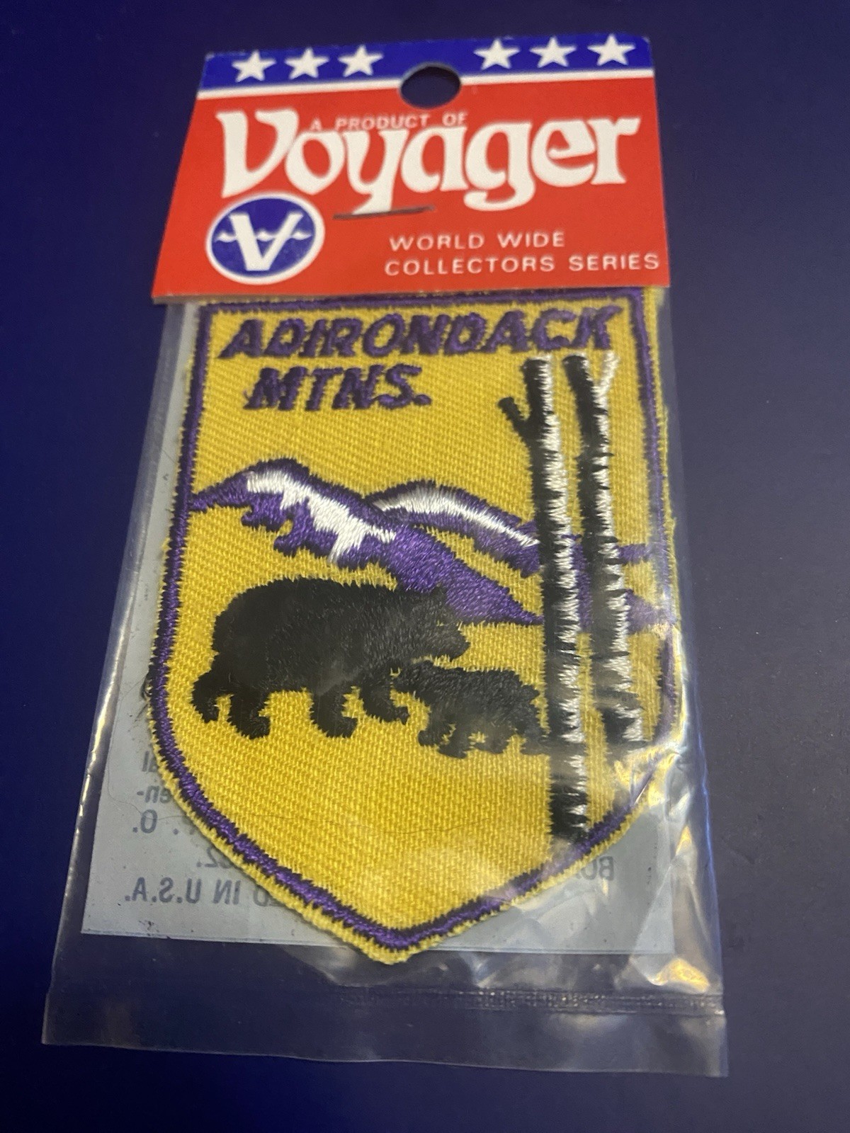 VTG Voyager ADIRONDACK MOUNTAINS Sew On Patch