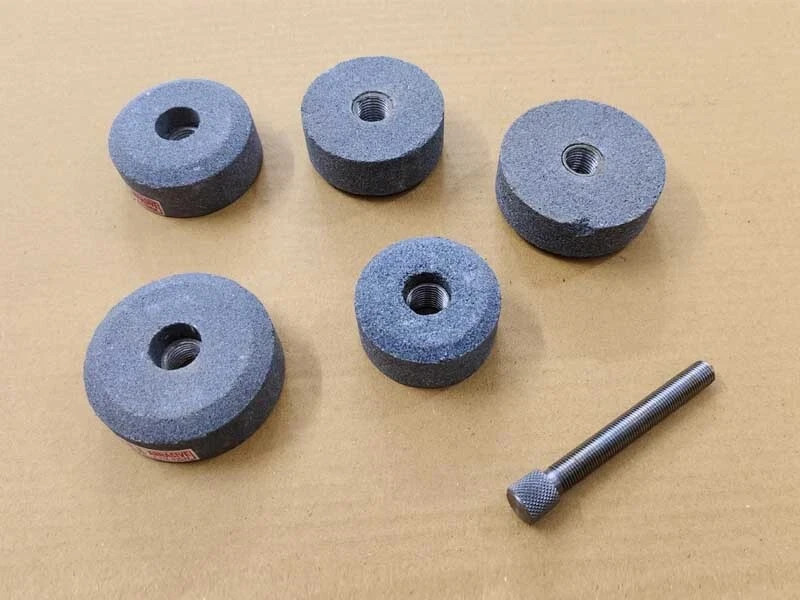 5 pcs VALVE SEAT GRINDER STONES FOR BLACK & DECKER with 1 pc Dresser