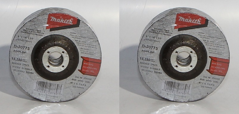 10 pc. Makita D-20775 4" Metal Grinding Wheels