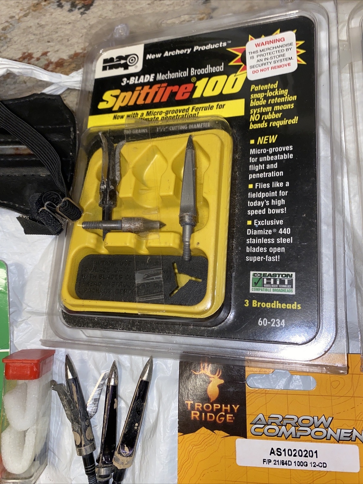 miscellaneous Archery Gear-points-broadheads-inserts-blades-armguard-etc.