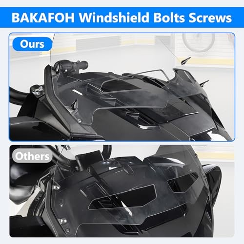 4 Pcs Fairing Windshield Spike Bolts Windscreen Trim Screws Hardware Kit For
