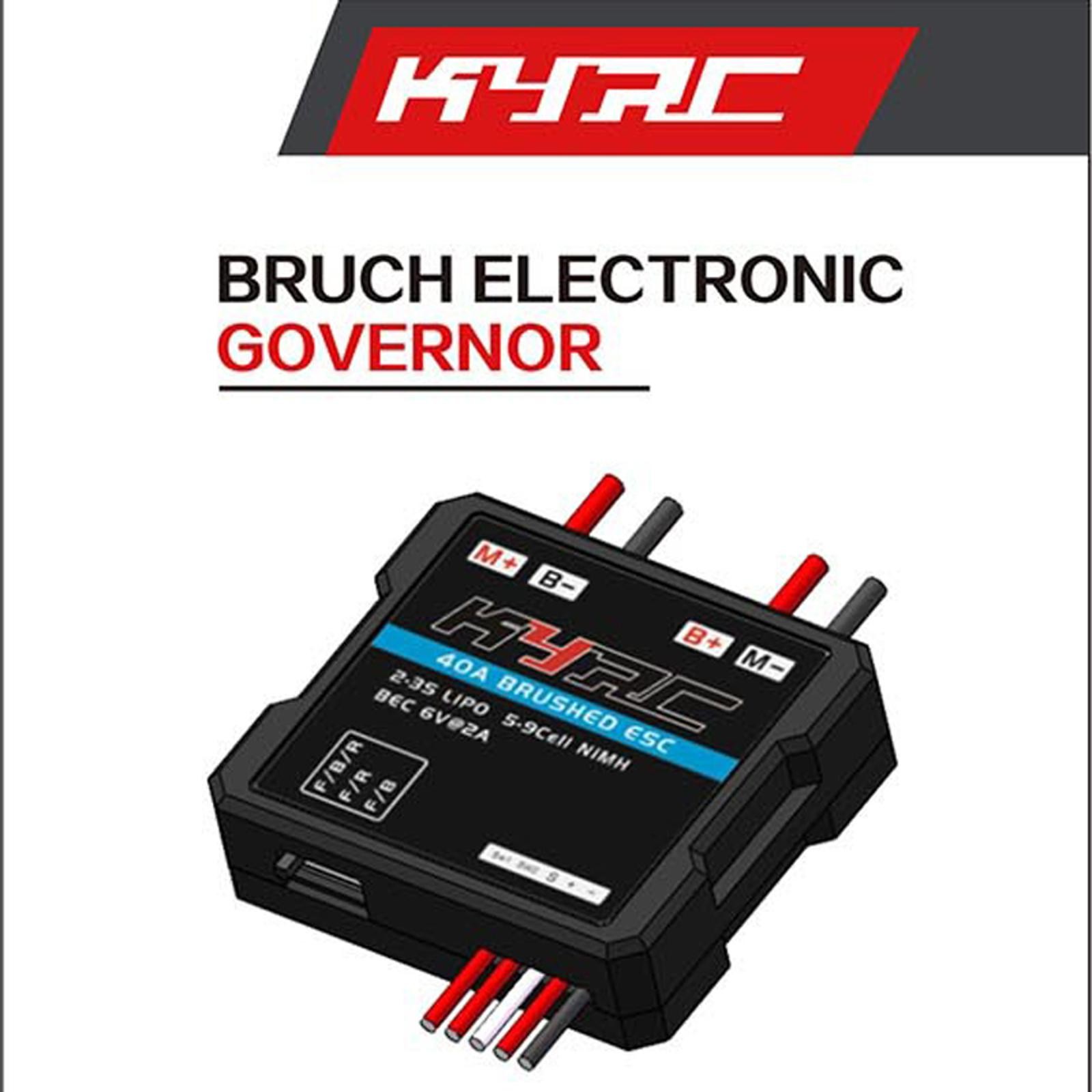 40A Brushed ESC Two-way Mode Electronic Speed Controller For WPL MN RC Car Boat