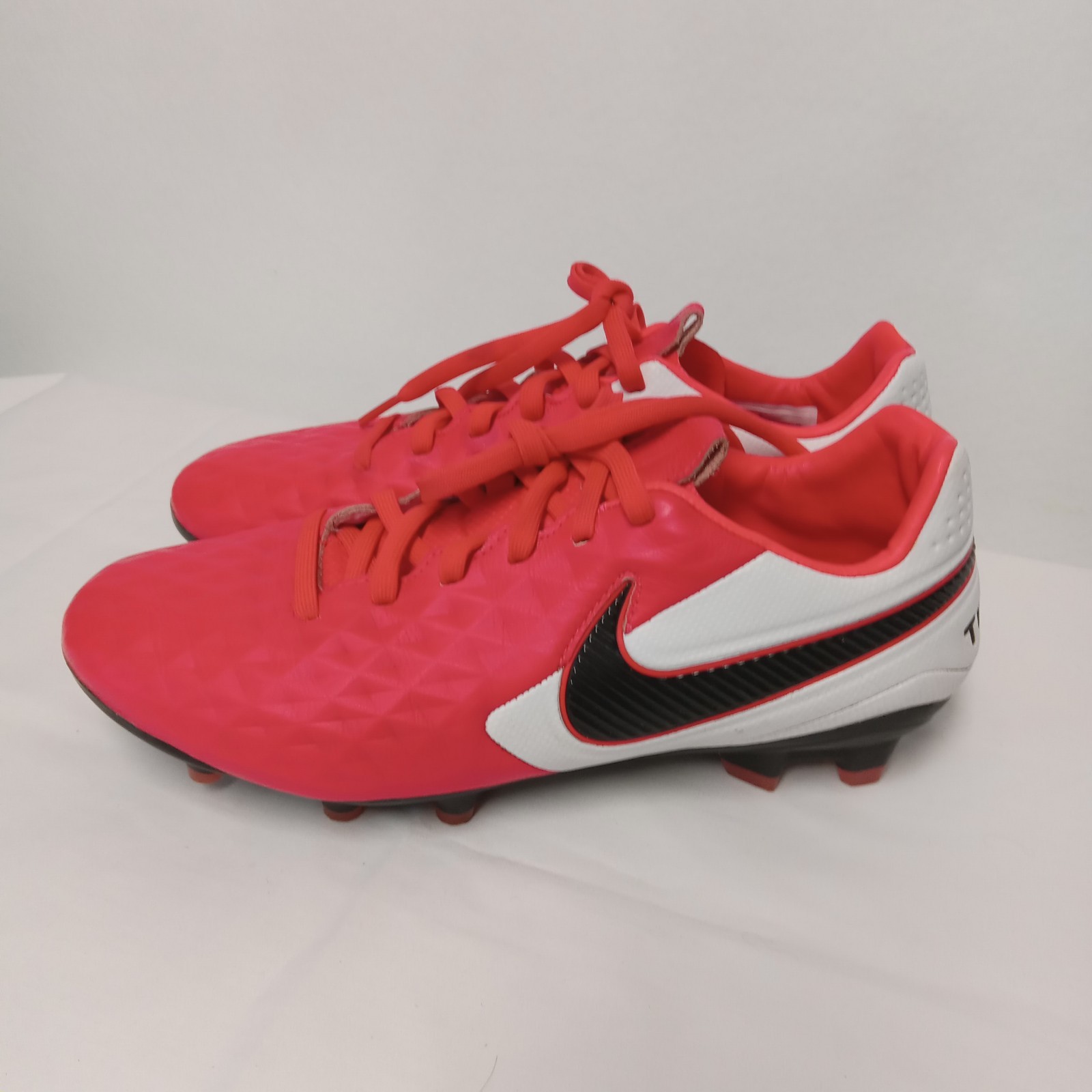 Mens Nike Legend 8 Club FG/MG Crimson Tiempo Soccer Cleats AT6133 606 Size 6.5