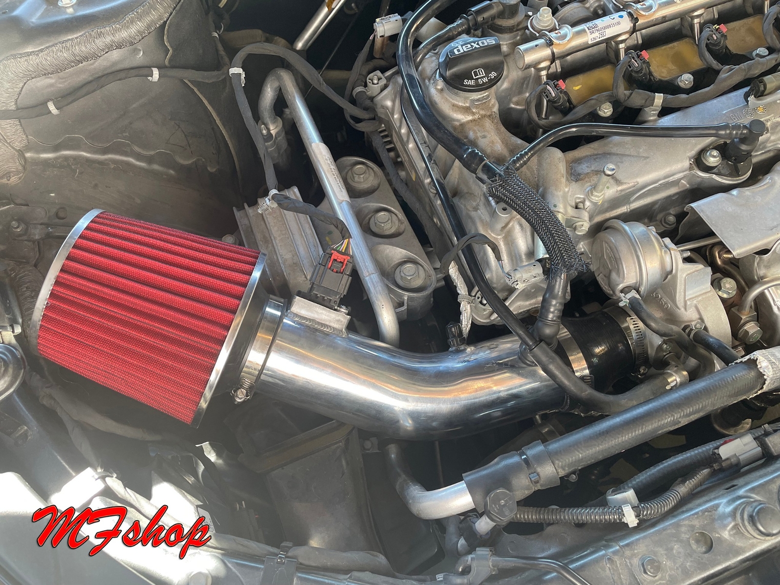 Black Red Air Intake Kit For 2016-2021 Chevy Malibu L LS LT RS 1.5L L4