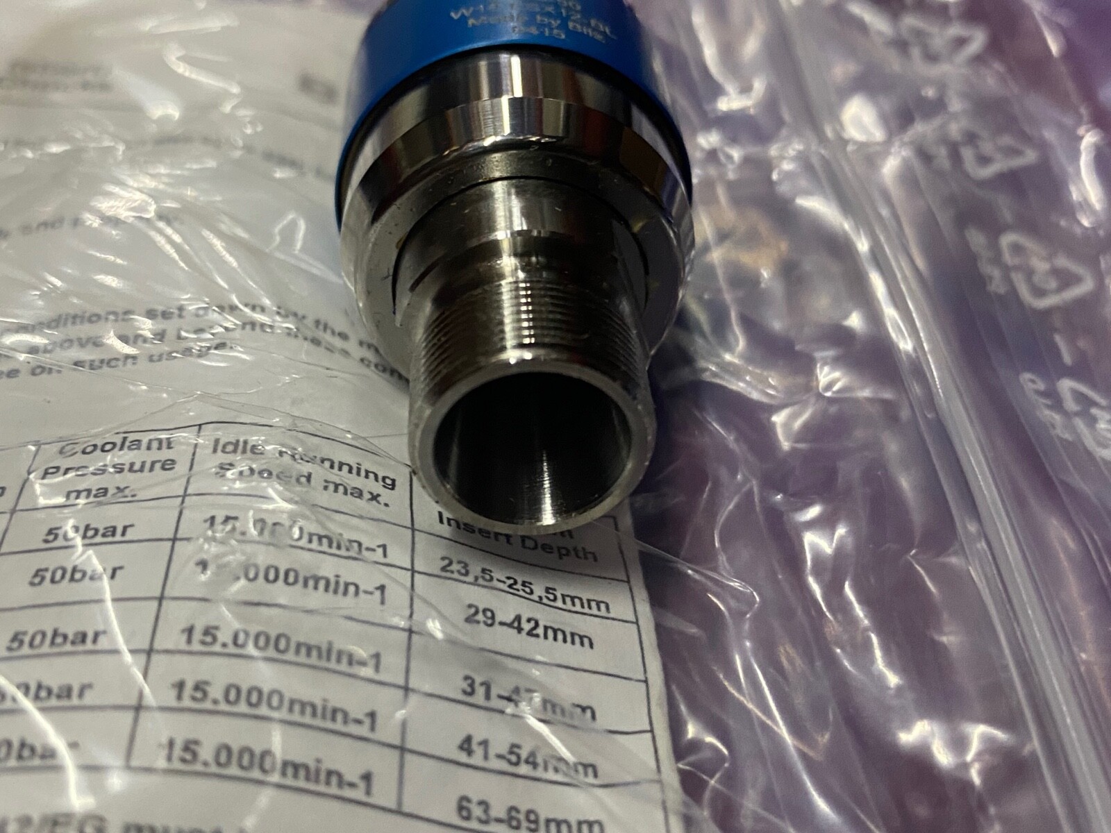 BILZ SCKO-50 W16-ESX12-BL NEW