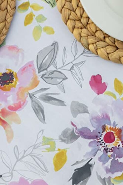 Spillproof Spring/Summer Durable Heavyweight 84" x 60" (Rectangular) Harper