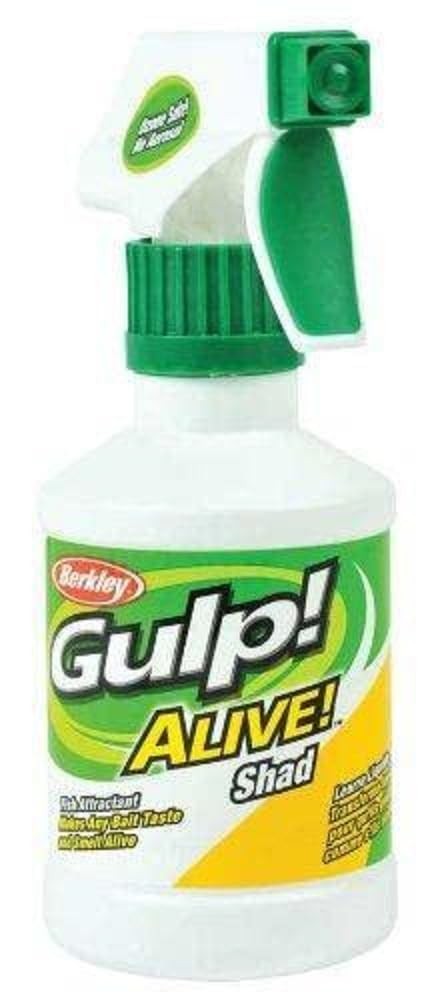 Gulp Alive Shad Shiner Fish Attractant 8 Ounce Spray Enhances Bait Effectiveness