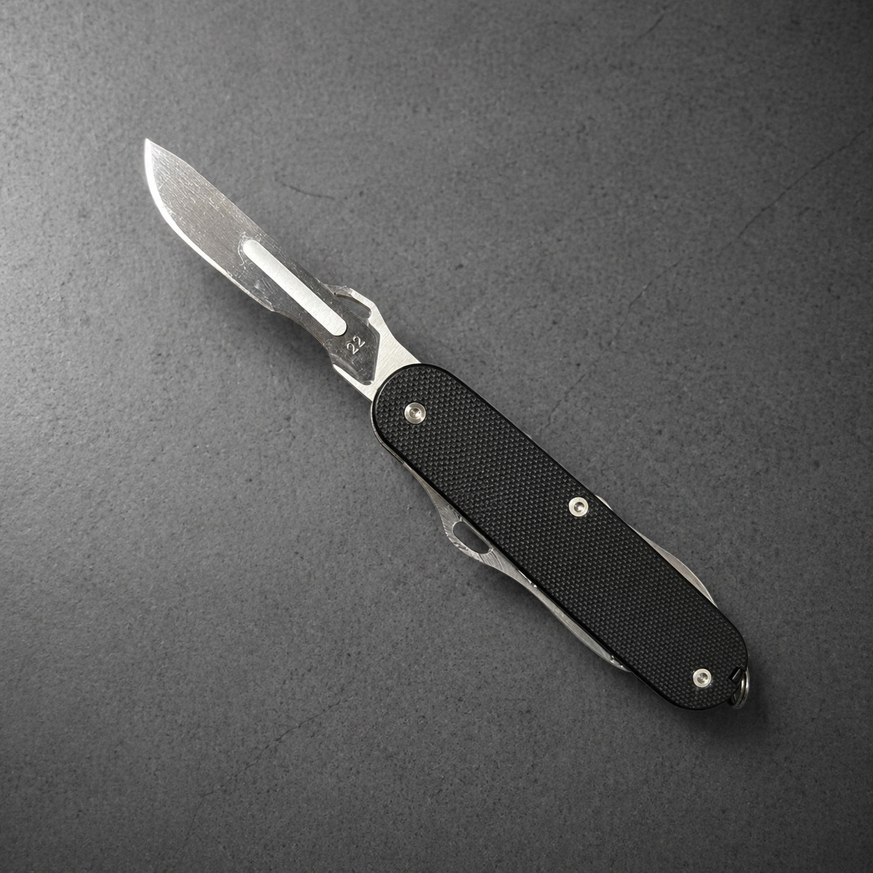 Scalpel Adapter for Victorinox 91mm – Size 4, Fits #36 Blade, Swiss Army Knife