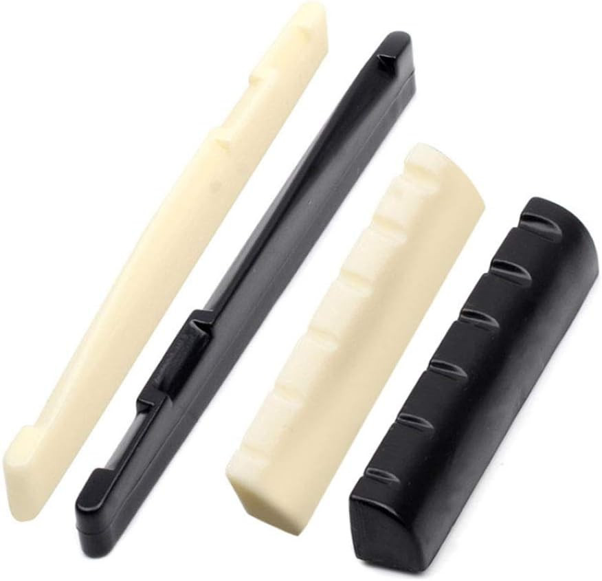 6 String Acoustic Guitar Rosewood Bridge Saddle Nut Pins Set