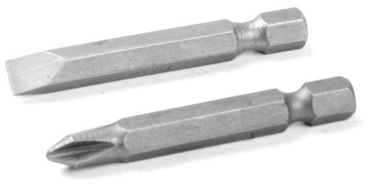 Wilmar W8598 Performance Tool 1/4 x 2" & #2 x 2" Screwdriver Drill Bits