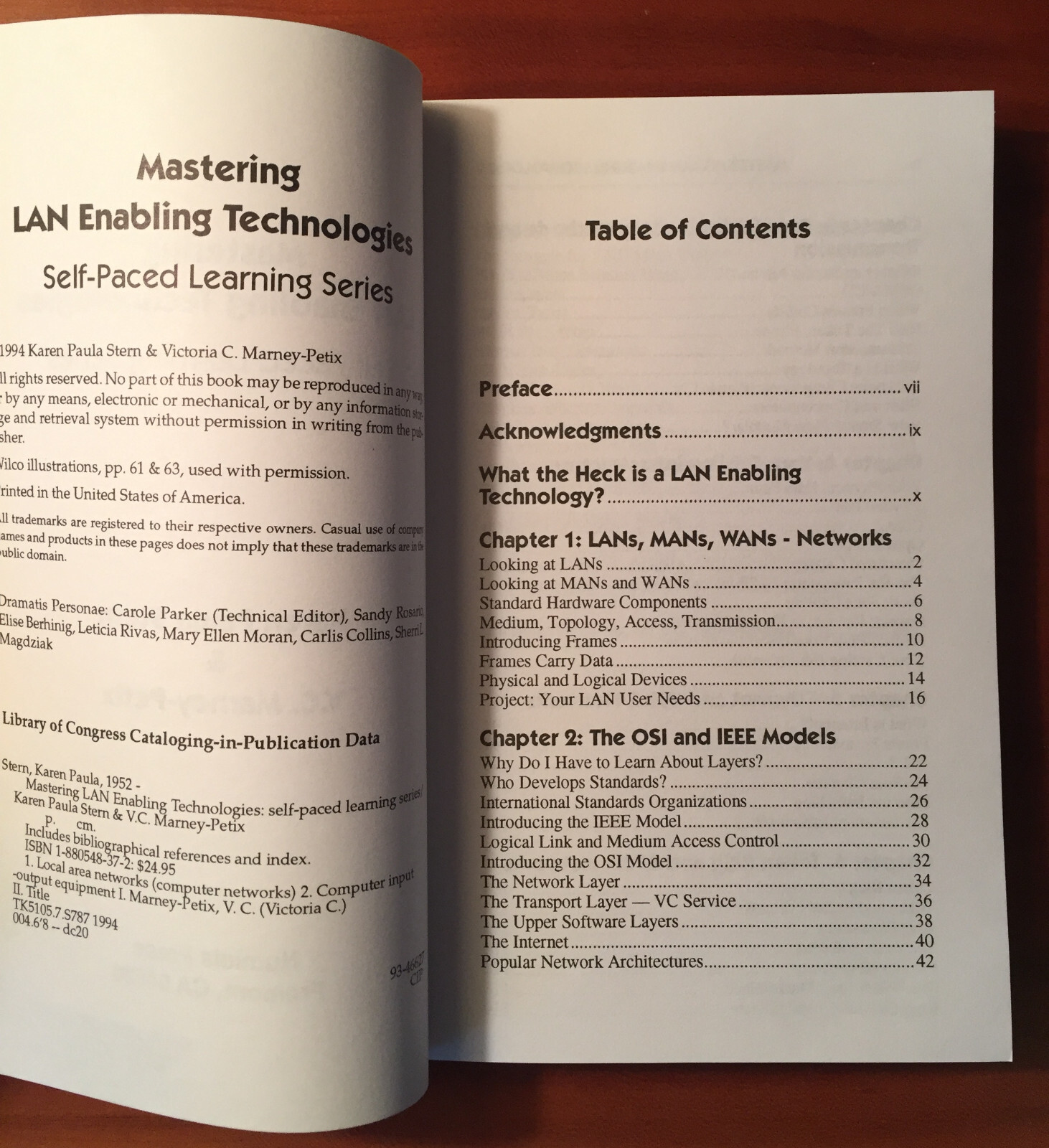 Book = Mastering LAN Enabling Technologies = Karen Paula Stern Marney Petix