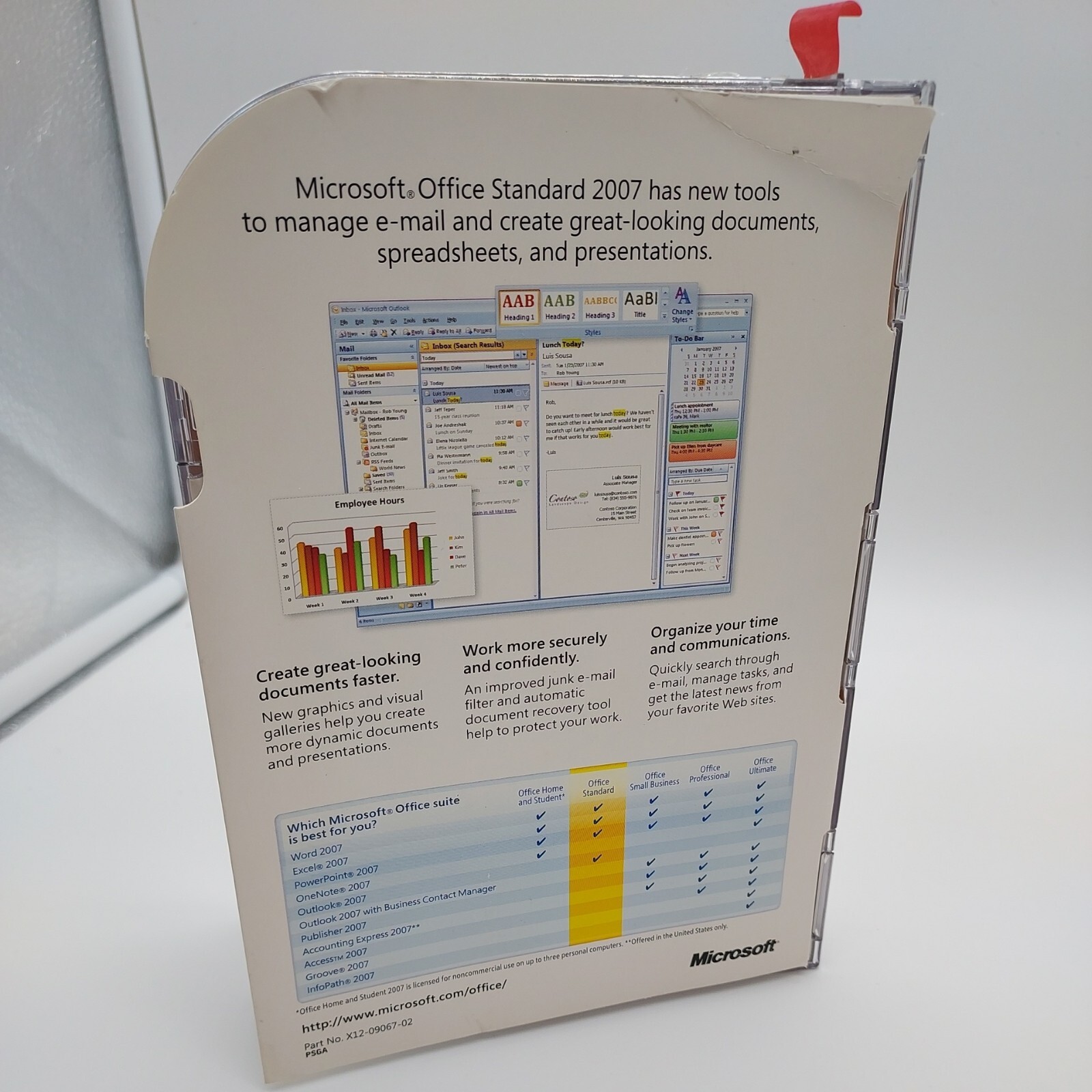 MICROSOFT OFFICE Standard Edition 2007 UPGRADE w/ Key number