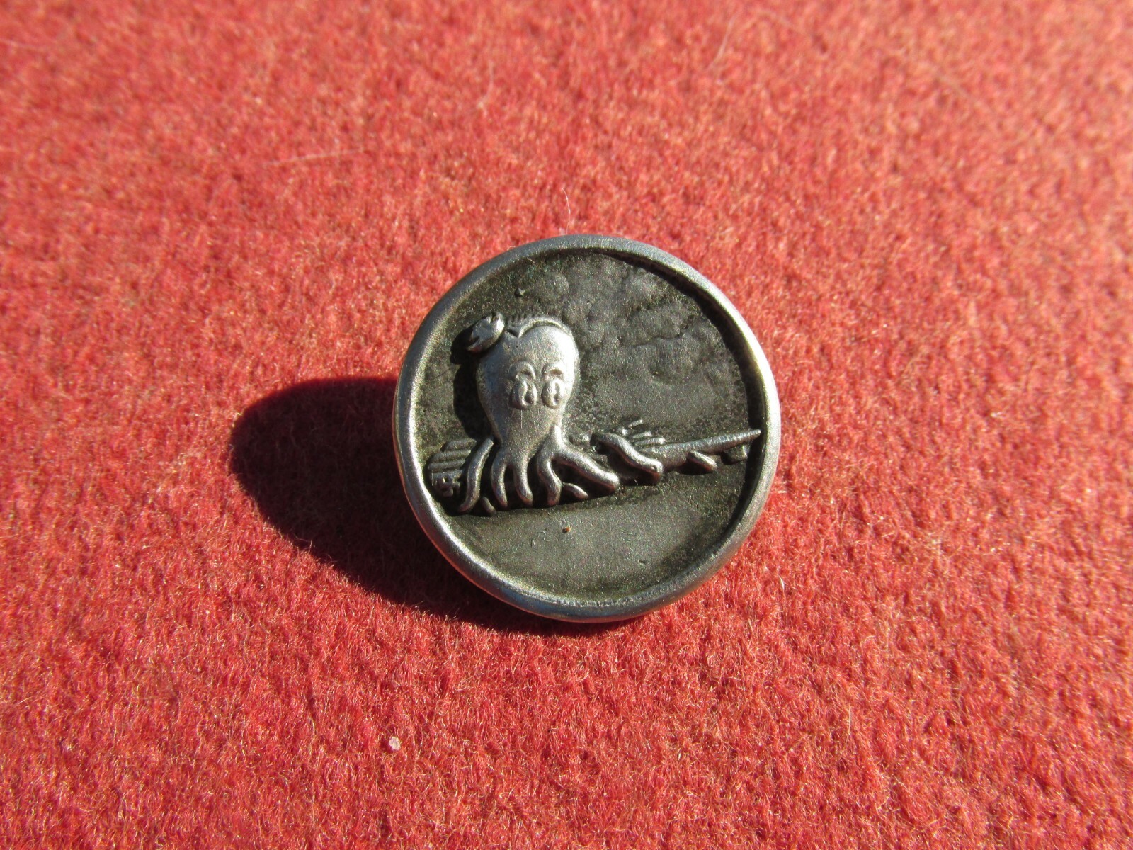 Rare US Navy Harbor Net Tender Sterling pin DI DUI Patch design east coast type