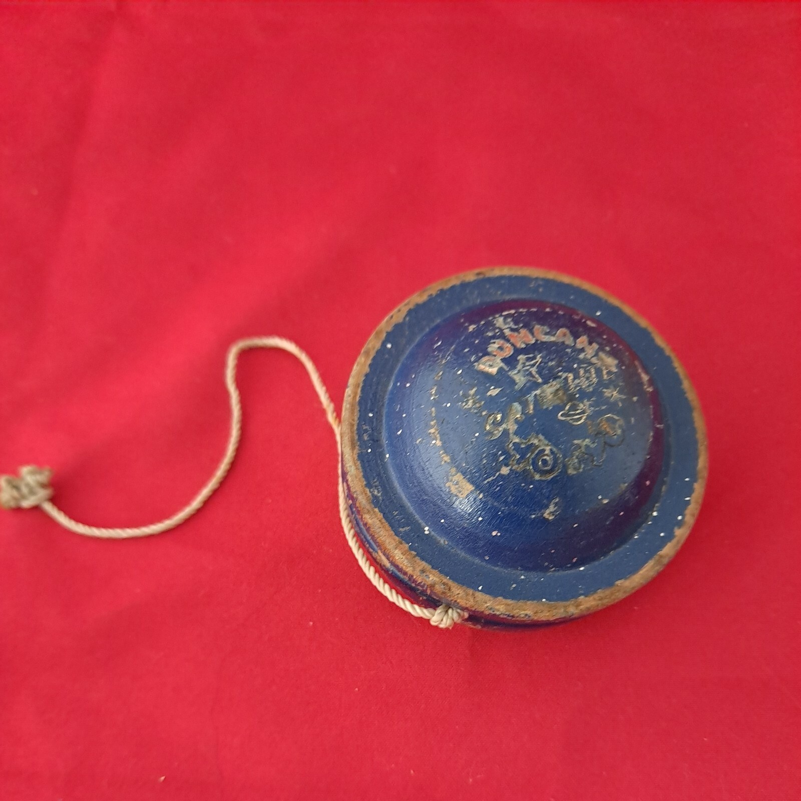 Vintage Duncan Yoyo Blue Wooden