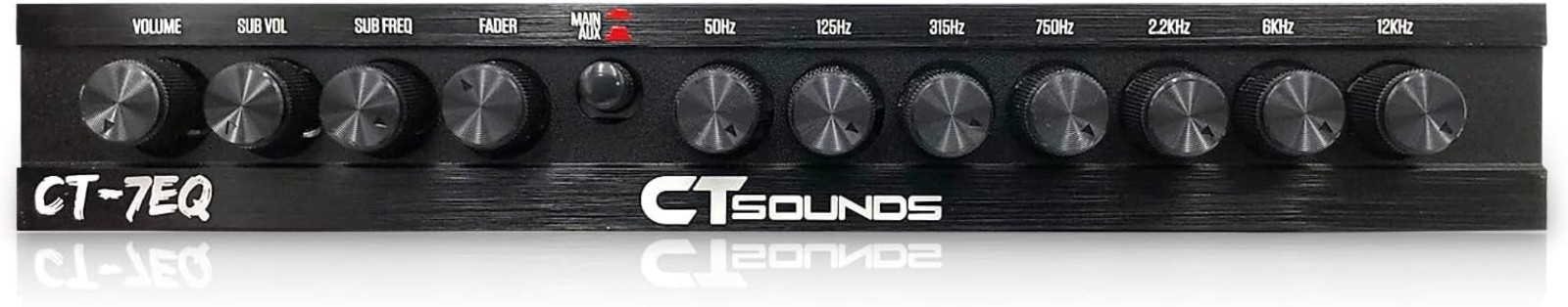 Versatile 7-Band Equalizer for Car Audio with Installation Brackets Included
