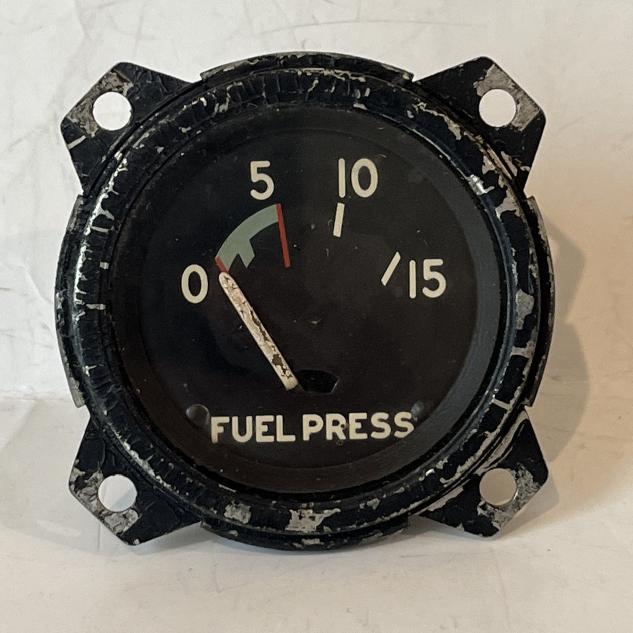 Mooney M20B Fuel Pressure Gauge For Parts or Display Untested