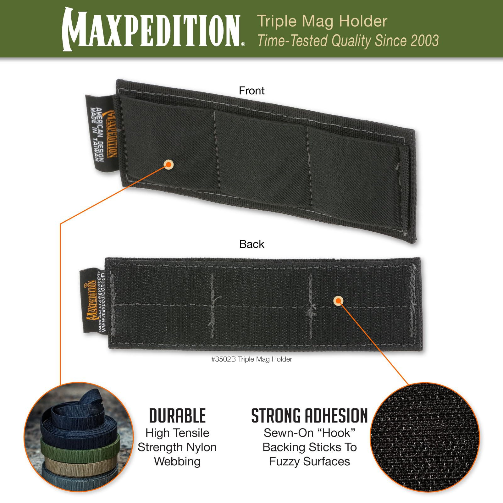Modular 3-Clip Holster (Black)