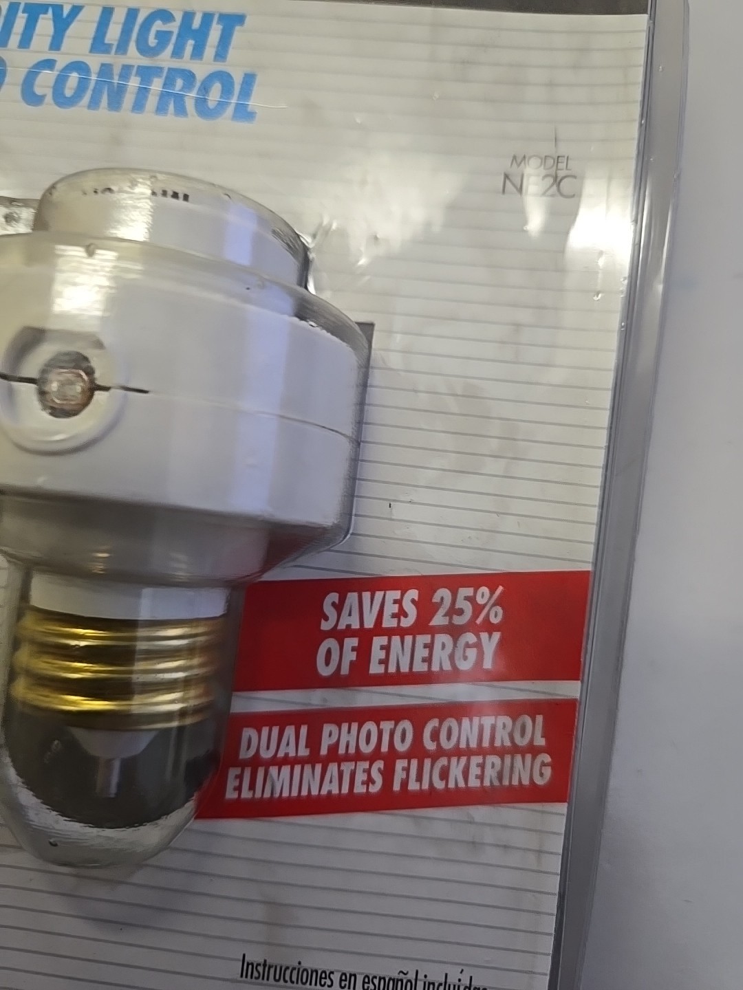 Intermatic Dusk-Dawn Automatic Light Control Sensing Socket Converter #NE2C New!