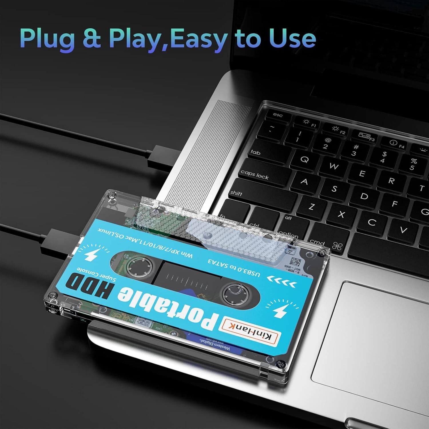 Compact 500GB External Hard Drive with 110,000+ Pre-Installed Games & Emulators-
