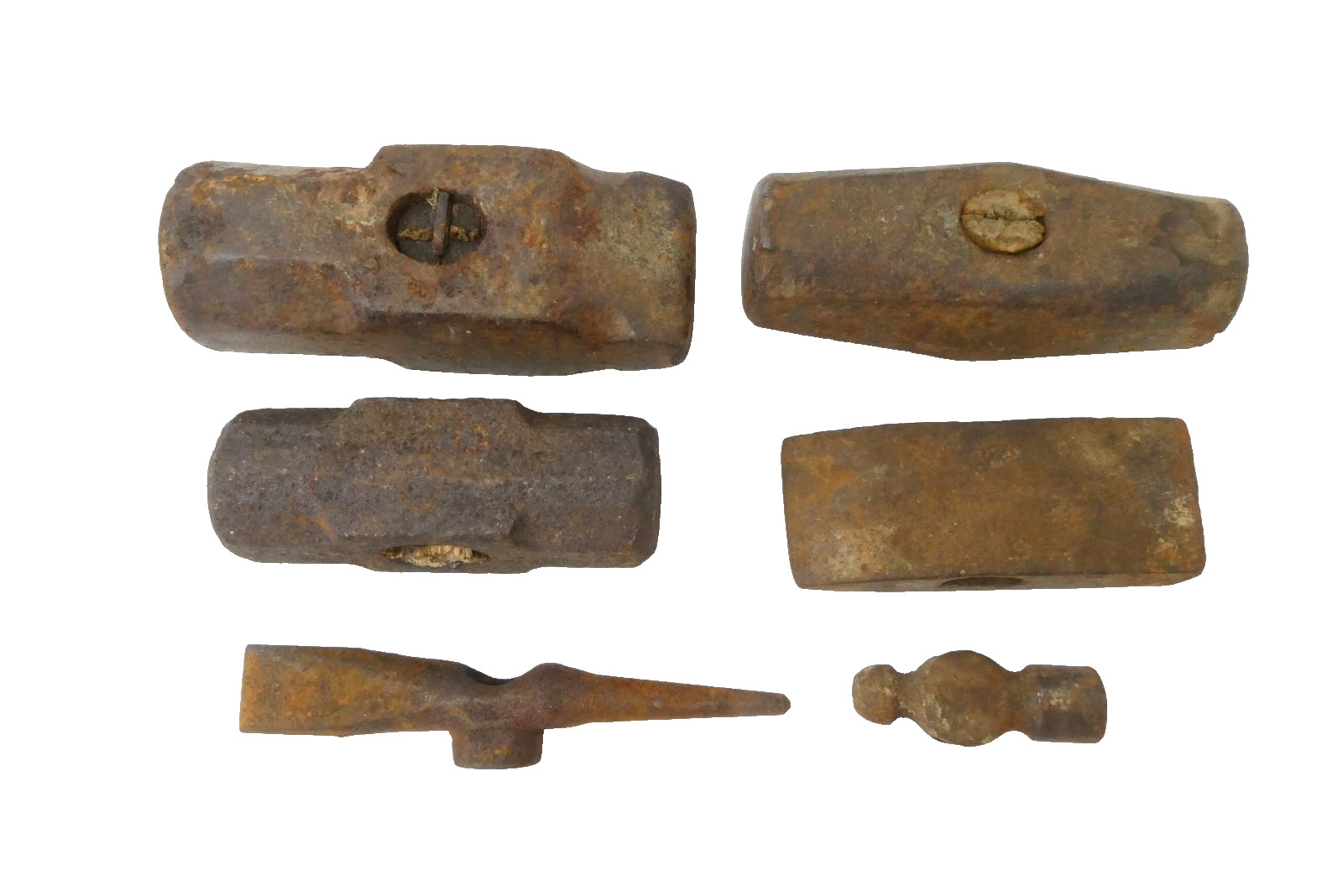 Lot Vintage Hammer Heads Pick Mattock Axe Blacksmith Farm Industrial Tool Heads