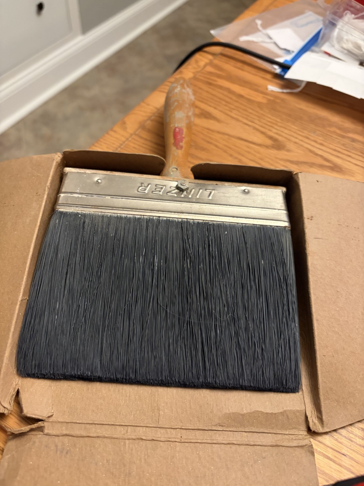 Vintage Linzer 6" inch Paint Brush#60 in Box